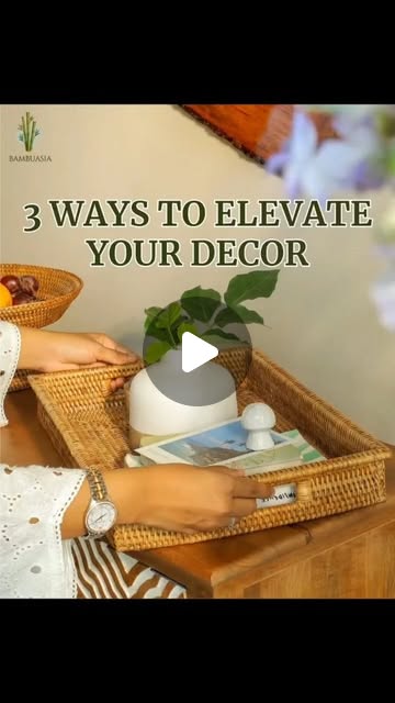 Spa Tray & Tissue Box